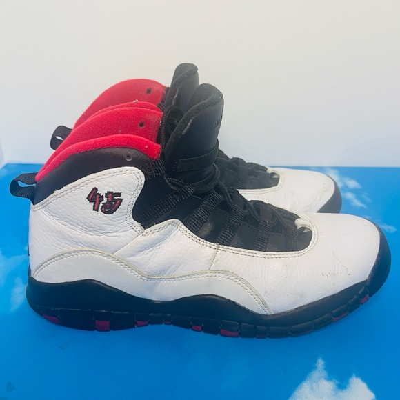 Air Jordan 10 Retro Bg double nickel Chicago 45 6Y—- 310806-102 size 6y - Picture 3 of 8